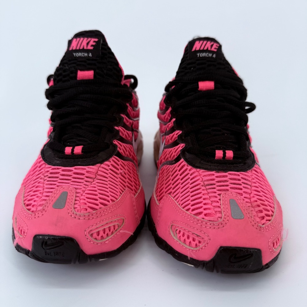Nike Air Torch 4 Womens Running Shoes Neon Pink Black White Y2k Preppy